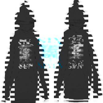 Six Seven 67 Meme Bootleg Style 90S 80S Alpha Gen Slang Hoodie - Seseable