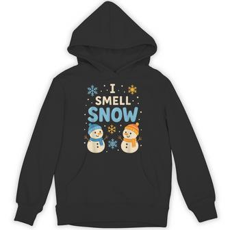 I Smell Snow Winter Christmas Hoodie | Mazezy