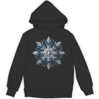 Snowflake Snow Merry Christmas Xmas Family Pajamas Holiday Hoodie - Thegiftio UK