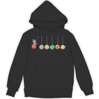 Solar System Cradle Astrophysicist Space Enthusiasts Hoodie - Thegiftio UK