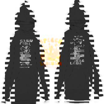 Speech Language Pathologist Therapy Turkey Thanksgiving Hoodie - Thegiftio