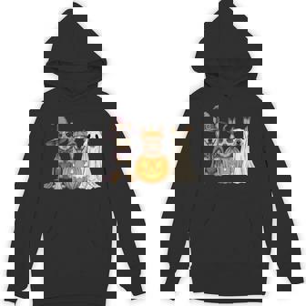 Spooky Ghost Blue Heeler Pumpkin Halloween Dog Lover Hoodie - Monsterry