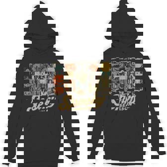 Spooky Season Haunted Street Halloween Night Scene Hoodie | Seseable CA