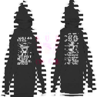 Squad Of The Birthday Cow-Girl Pink Disco Rodeo Western Hoodie - Monsterry