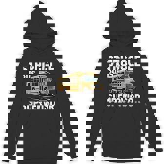 Struggle Bus Supervisor School Transportation Driver Hoodie - Monsterry