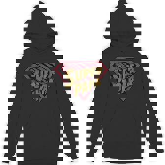 Super Papa Hero Shield Emblem Hoodie - Monsterry