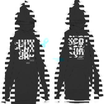 Support Squad Distressed Family Ovarian Cancer Awareness Hoodie | Seseable UK