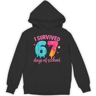 I Survived 67 Days Of School Classroom Fun Hoodie - Thegiftio UK