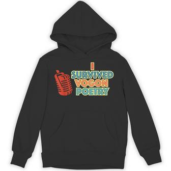 I Survived Vogon Poetry Vintage Hoodie | Mazezy