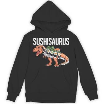 Sushi Roll Dinosaur T-Rex Japanese Food Sushi Hoodie | Mazezy