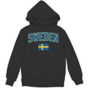 Sweden Flag Sverige Vintage Sweden Malmö Swedish Hoodie - Thegiftio UK