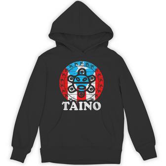 Taino Sun Symbol Coqui Circle Puerto Rico Flag Sky Boricua Hoodie | Mazezy