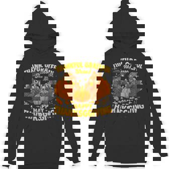 Thankful Grateful Blessed Happy Thanksgiving Turkey Couple Hoodie | Mazezy