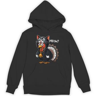 Turkey Meow Thanksgiving Hoodie - Thegiftio