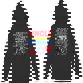 Uncle Of The Birthday Boy Matching Spider Family Birthday Hoodie - Monsterry