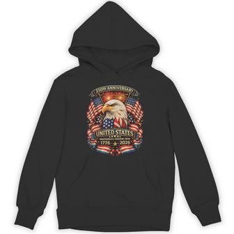 Usa Independence 250Th Anniversary 1776 2026 Patriotic Eagle Hoodie | Seseable UK