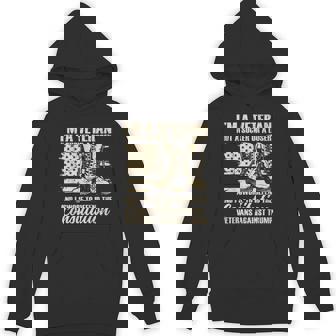 Im A Veteran Not A Sucker Or A Loser Veteran Patriotic Hoodie | Mazezy