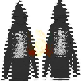 Vintage Bearded Dragon Floral Nature Lizard Reptile Lover Hoodie - Monsterry