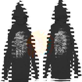 War Bonnet Native American Chief Hoodie - Thegiftio