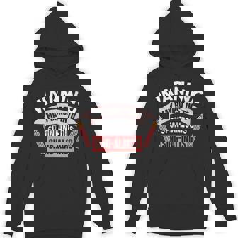 Warning May Burst Into Spontaneous Sing-Alongs Unisex Hoodie | Mazezy