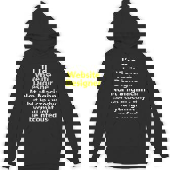 Web Site Er Job Title UX UI Front End Career Unisex Hoodie | Mazezy