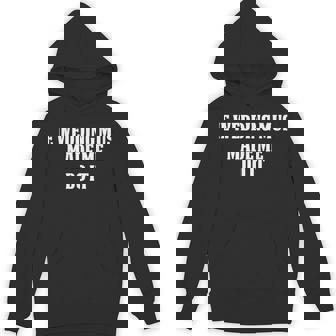 THE WEDDING MUSIC Music THE WEDDING MUSIC MADE ME DO IT Unisex Hoodie | Mazezy