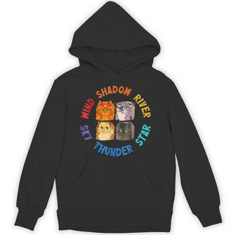 Wind Shadow River Star Thunder Sky Cat FelineFire Star Cat Hoodie - Thegiftio UK