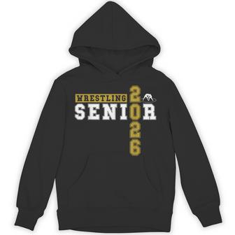 Wrestling Senior Night Wrestling Senior 2026 Graduation 47 Hoodie - Seseable