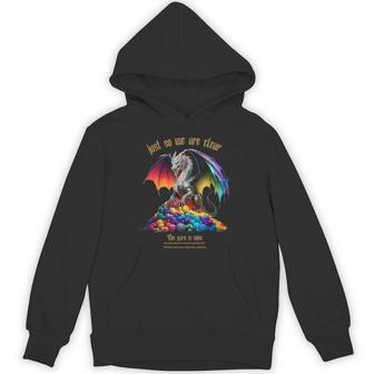 Yarn Is Mine Dragon Knitting Craft Lover Hoodie - Monsterry