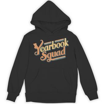 Yearbook Squad Small Black Hoodie - Thegiftio UK