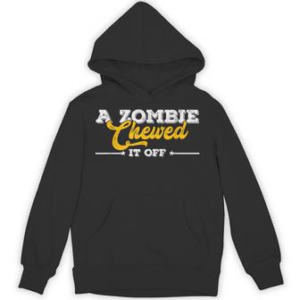 A Zombie Chewed It Off Leg Arm Ampu Recovery Hoodie - Thegiftio UK