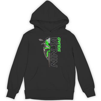 Zx6r Ninja 300 H2 650400 Squad Hoodie - Thegiftio UK