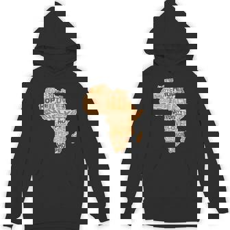 アフリカの平等パターン メラニン 肌色 アフリカ地図 パーカー - Kawaiitshirt