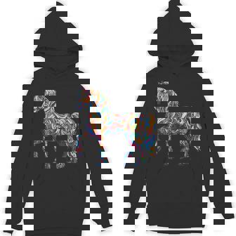 カラフルな抽象的な馬 パーカー - Kawaiitshirt