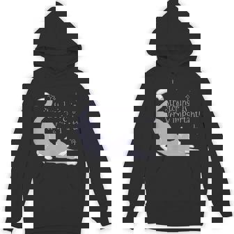 ストレッチは大事！ 猫 ネコ 愛猫 伸び 柔軟 ハチワレ 靴下猫 シンプル かわいい 癒やし メンズ レディース キッズ パーカー - Kawaiitshirt