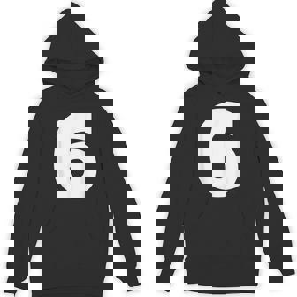 タイポグラフィ 太字表示 6番 数字 6 パーカー - Kawaiitshirt