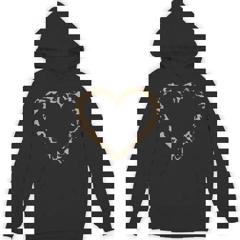 ヒョウ柄のハート パーカー - Kawaiitshirt