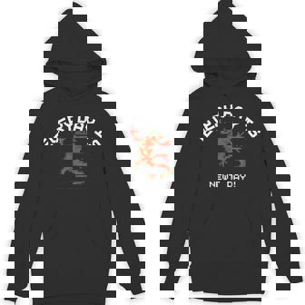 ピクセル アニマルズ アカハライモリ Japanese Fire Belly Newt 白フォント パーカー - Kawaiitshirt