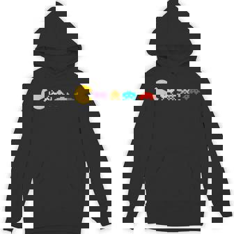 レトロヴィンテージ80年代アーケードゲームインベーダーマッシュアップ パーカー - Kawaiitshirt