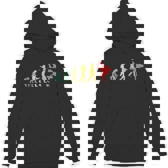 人類の進化 エボリューション 道場 柔道好き 趣味 古武道 柔道家 柔道部 レトロ おもしろ 柔道 パーカー - Kawaiitshirt