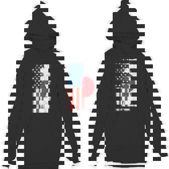 半日半 アメリカ国旗 日米ルーツ パーカー - Kawaiitshirt