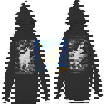 星月夜の犬 ヴァン・ゴッホ サモエド パーカー - Kawaiitshirt