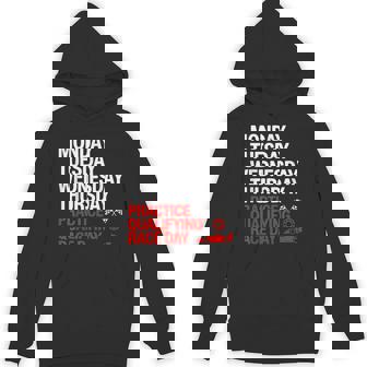 月曜 火曜 水曜 木曜 練習 予選 レース パーカー - Kawaiitshirt