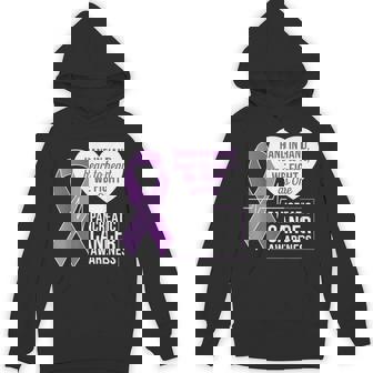 膵臓がん啓発 ハートトゥハート パープルリボン パーカー - Kawaiitshirt