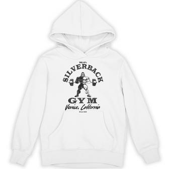 964 Silverback Gym Apparel Venice Beach California Retro Hoodie - Thegiftio UK