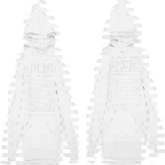 Apple Pie Nutrition Facts Food Matching Family Thanksgiving Unisex Hoodie | Mazezy