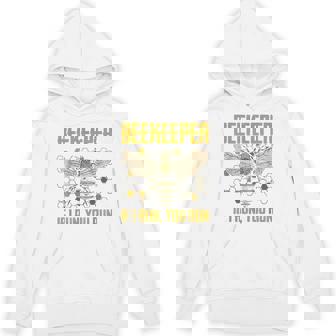Beekeeping Men Vintage Bee Keeper Outfit If I Run You Run Unisex Hoodie | Mazezy