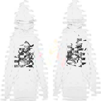 Bluegrass Animal Band Geeky Musical Vintage Unisex Hoodie | Mazezy