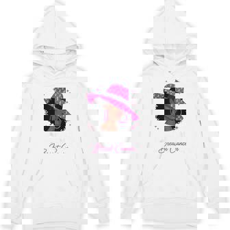 Breast Cancer Awareness African American Afro Women Hoodie - Thegiftio