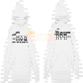 Brother Western Family Matching Birthday Cowboy Cowgirl Hoodie - Thegiftio